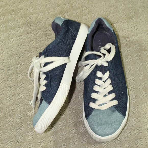 Nautica Steam Women's Size 9 Two Toned Denim Sneakers - Picture 1 of 6